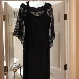 Damianou Black Lace Ladies Dress
